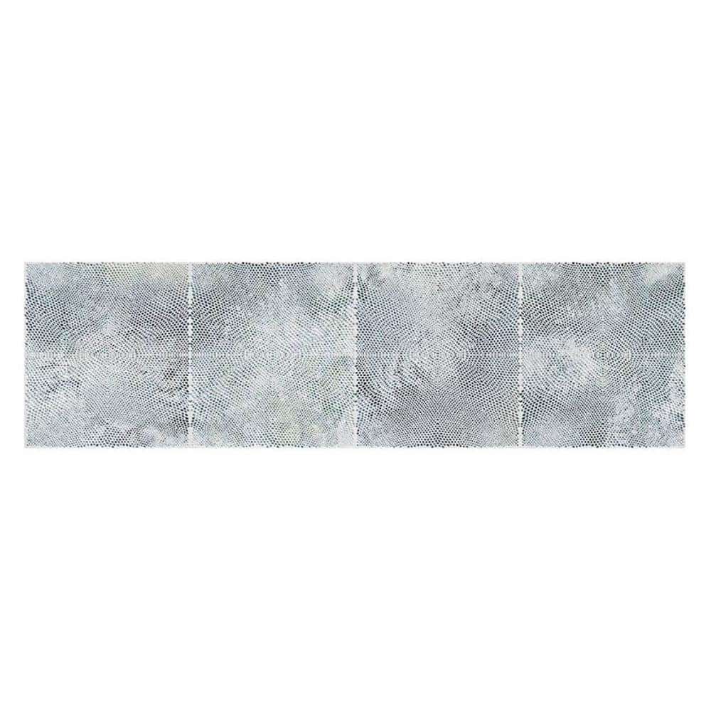 Large Blue and Green Ceramic Matte Wall and Floor Tile