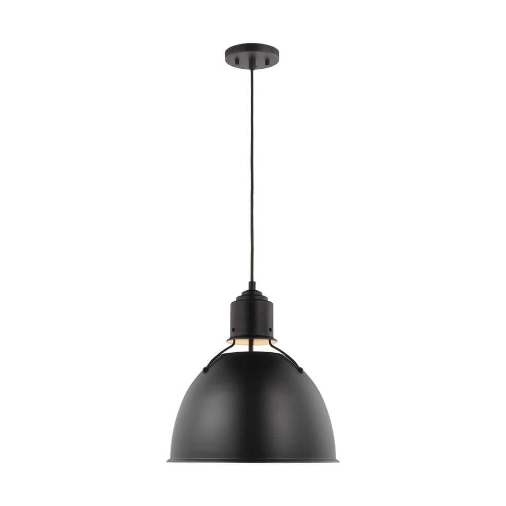 Midnight Black Aluminum Indoor/Outdoor Pendant Light