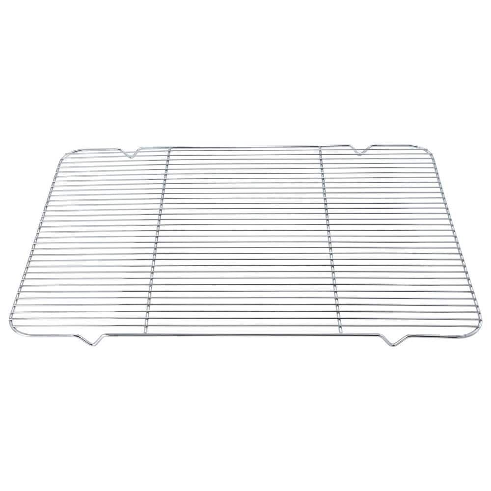 Medium Chrome Rectangular Icing and Cooling Rack with Built-in Feet