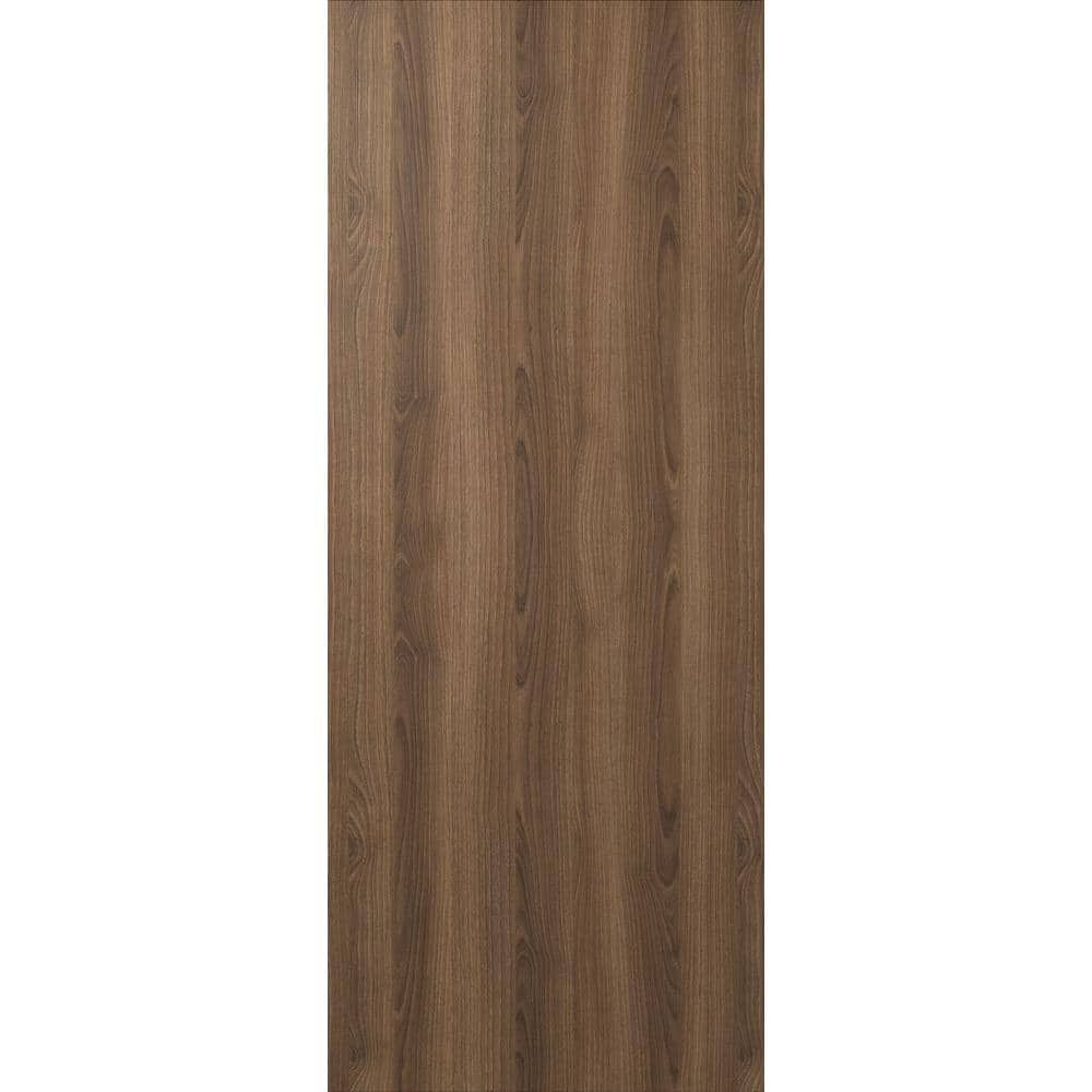 Optima Pecan Nutwood Composite Wood Interior Door Slab