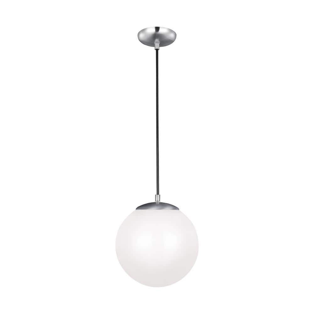 Satin Aluminum LED Globe Pendant Light - Energy Star Certified