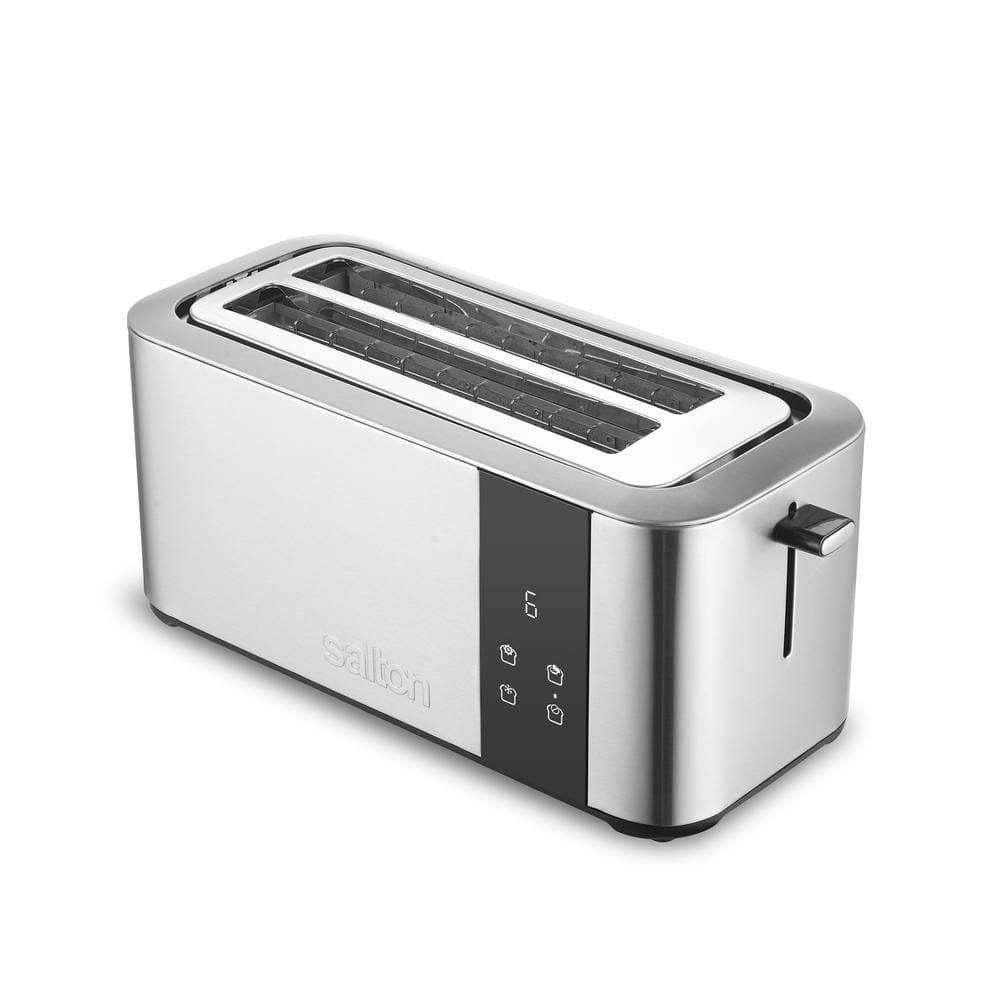 Stainless Steel Digital Long Slot 4-Slice Toaster