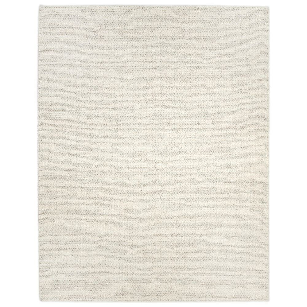 Classic Beige Hand-knotted Cotton 10' x 14' Area Rug