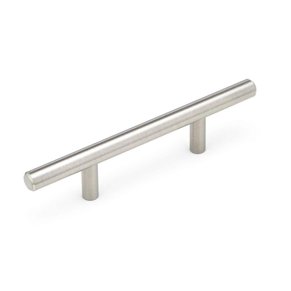 Modern Brushed Nickel Steel Cabinet Bar Pull Handle