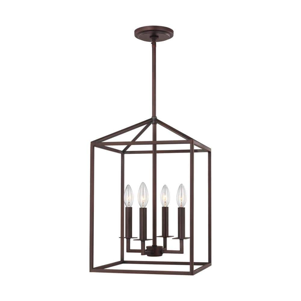 Perryton Classic Bronze 4-Light Indoor/Outdoor Island Pendant