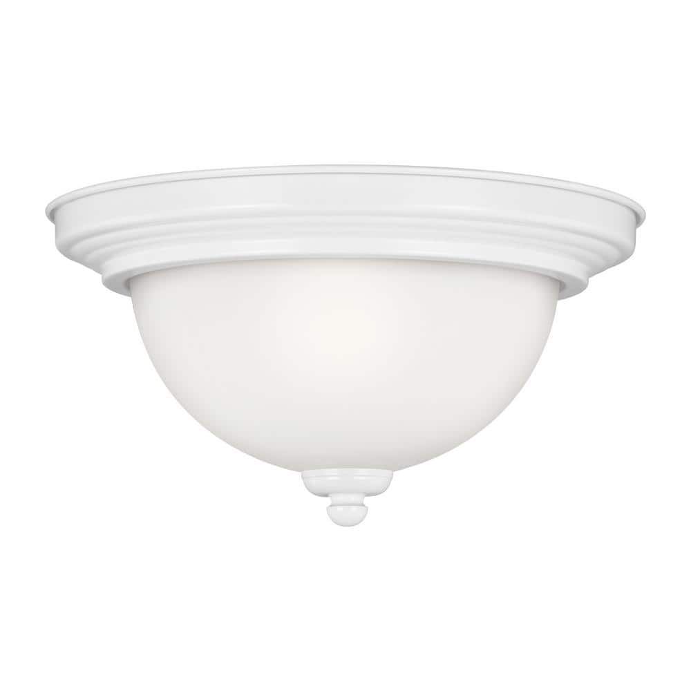 Geary White 10.5" Energy Star LED Ceiling Flush Mount