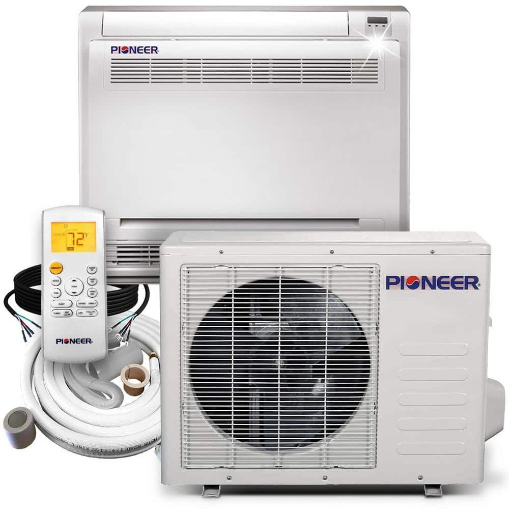 Pioneer 12,000 BTU White Floor Console Mini Split Air Conditioner