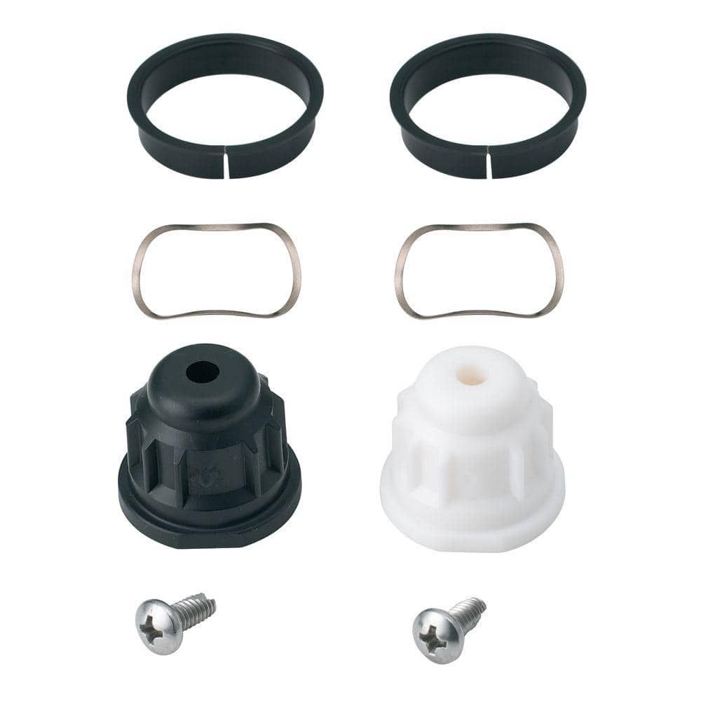 Black and White Plastic Handle Adapter Kit