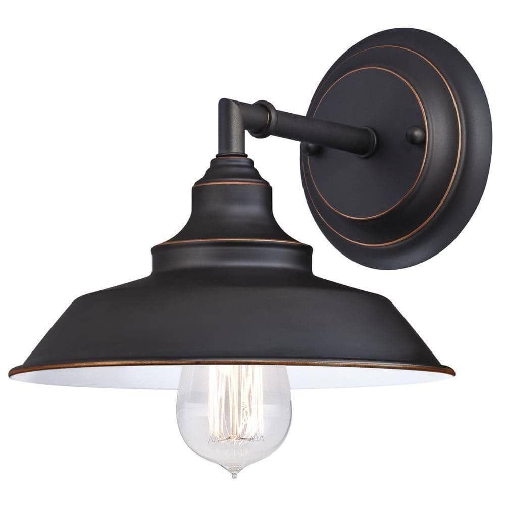 Oil Rubbed Bronze 8.7" Metal Wall Sconce