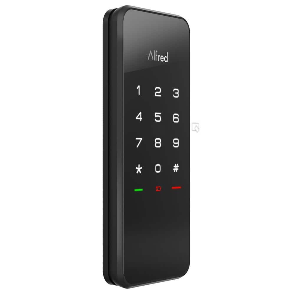 Alfred Black Touchscreen Smart Deadbolt with Bluetooth and Z-Wave