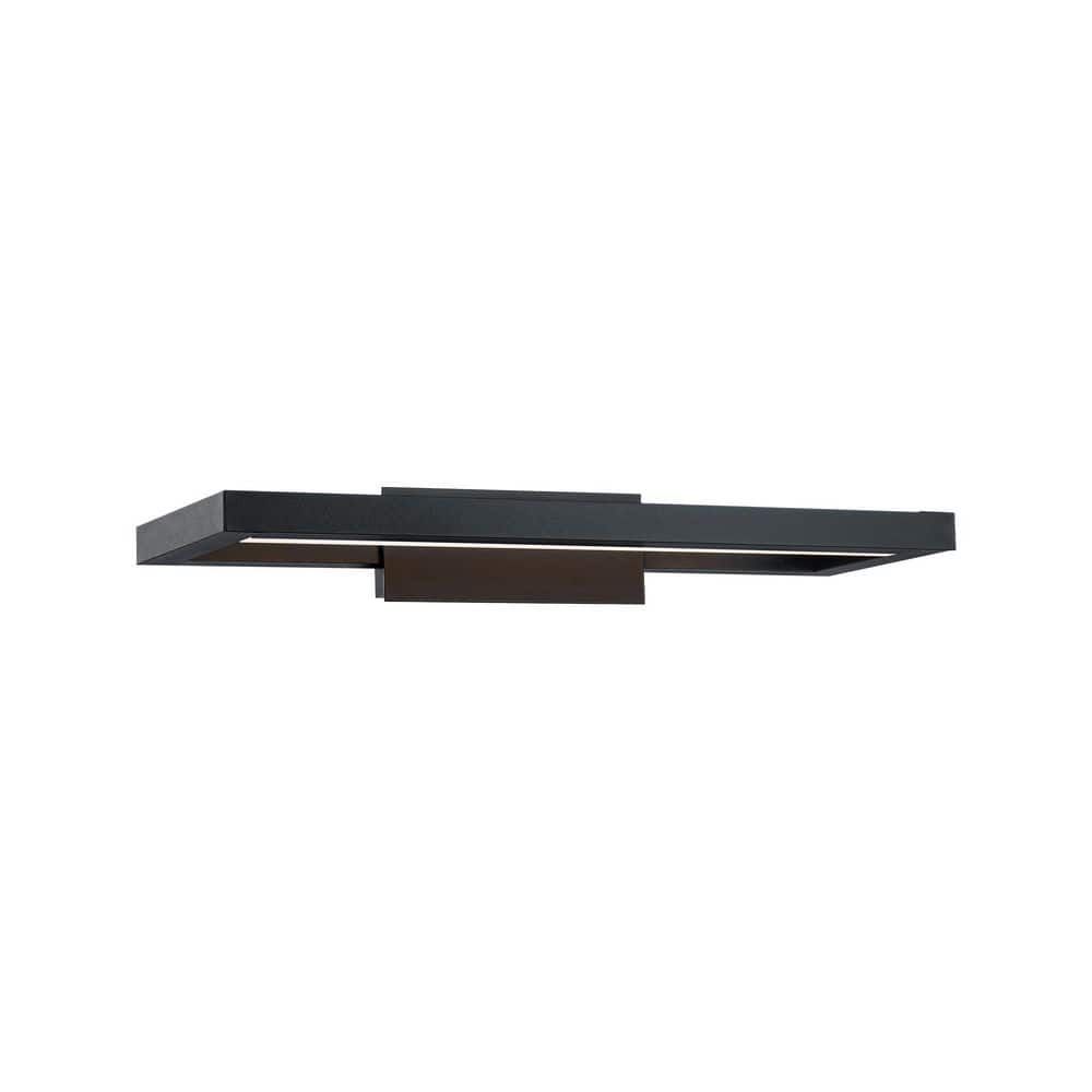 View 20" Rectilinear LED Bath Light in Anodized Black