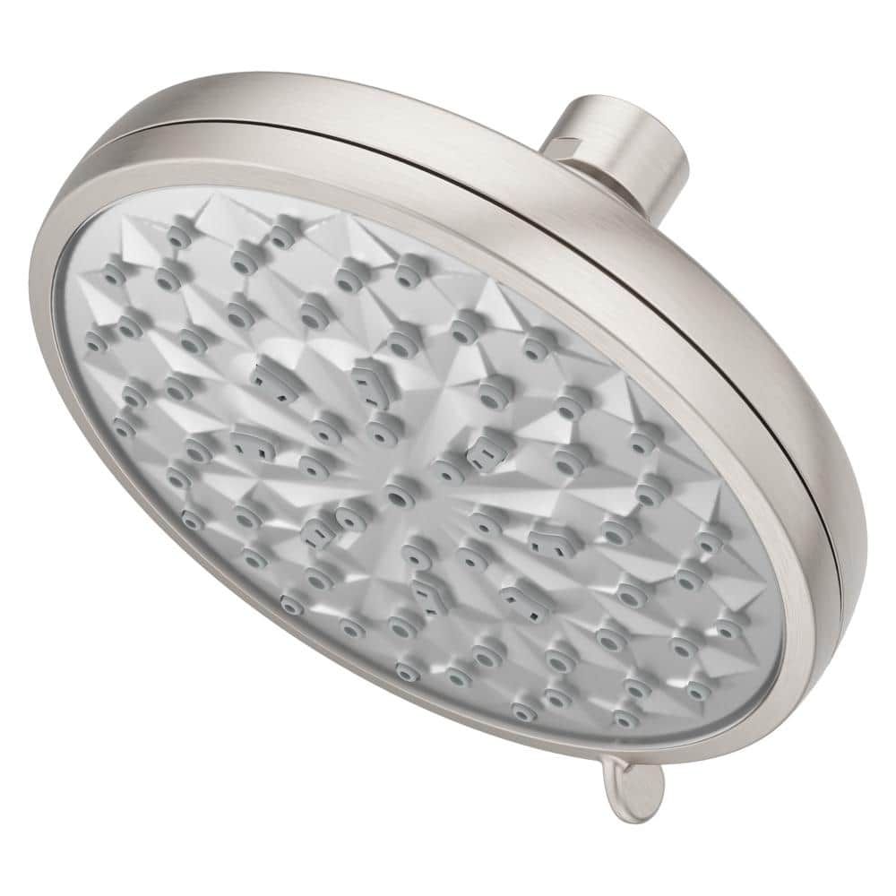 HydroFuse Brushed Nickel 6-Function Wall Mounted Shower Head