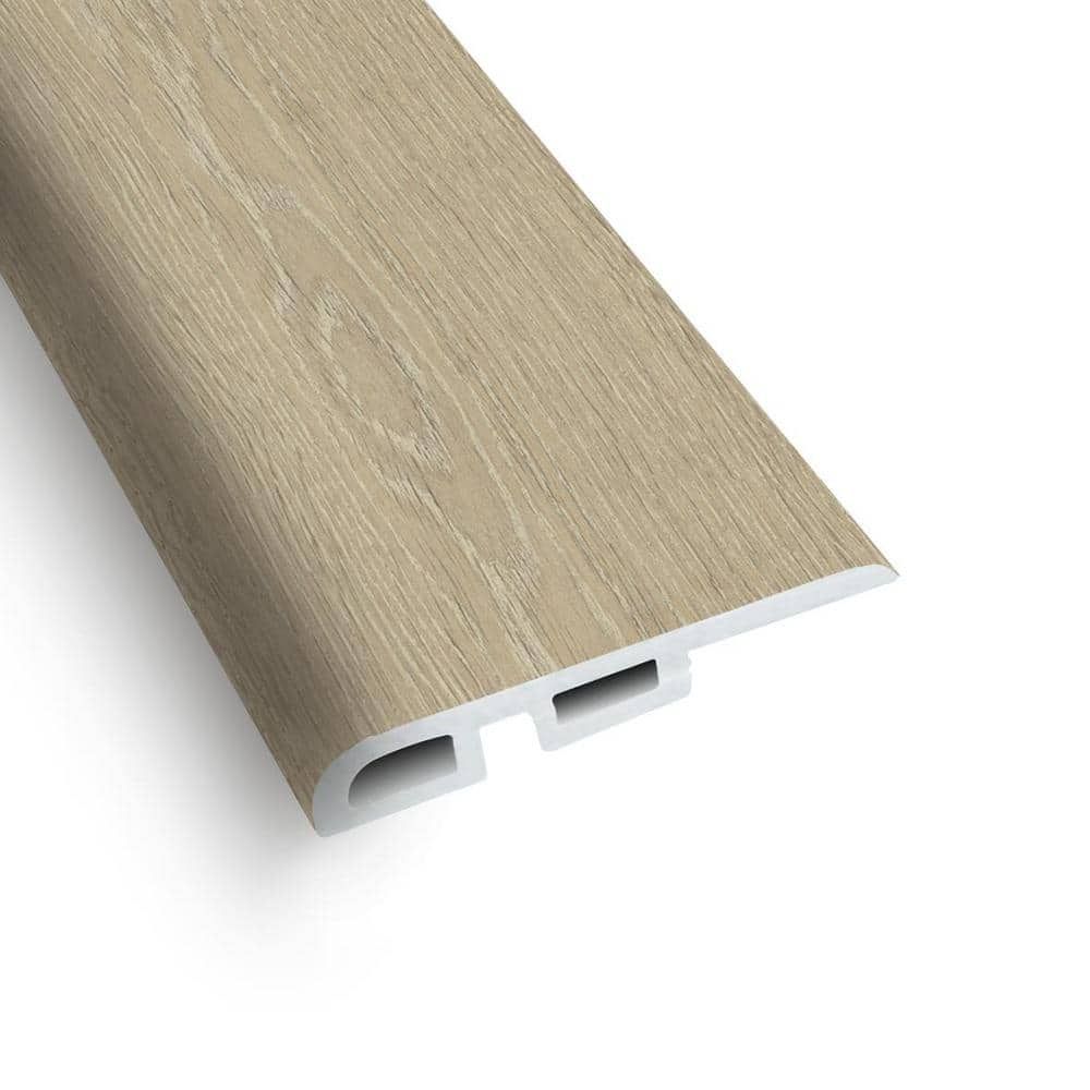 Waterproof Light Brown Vinyl Wood Look Flush Reducer