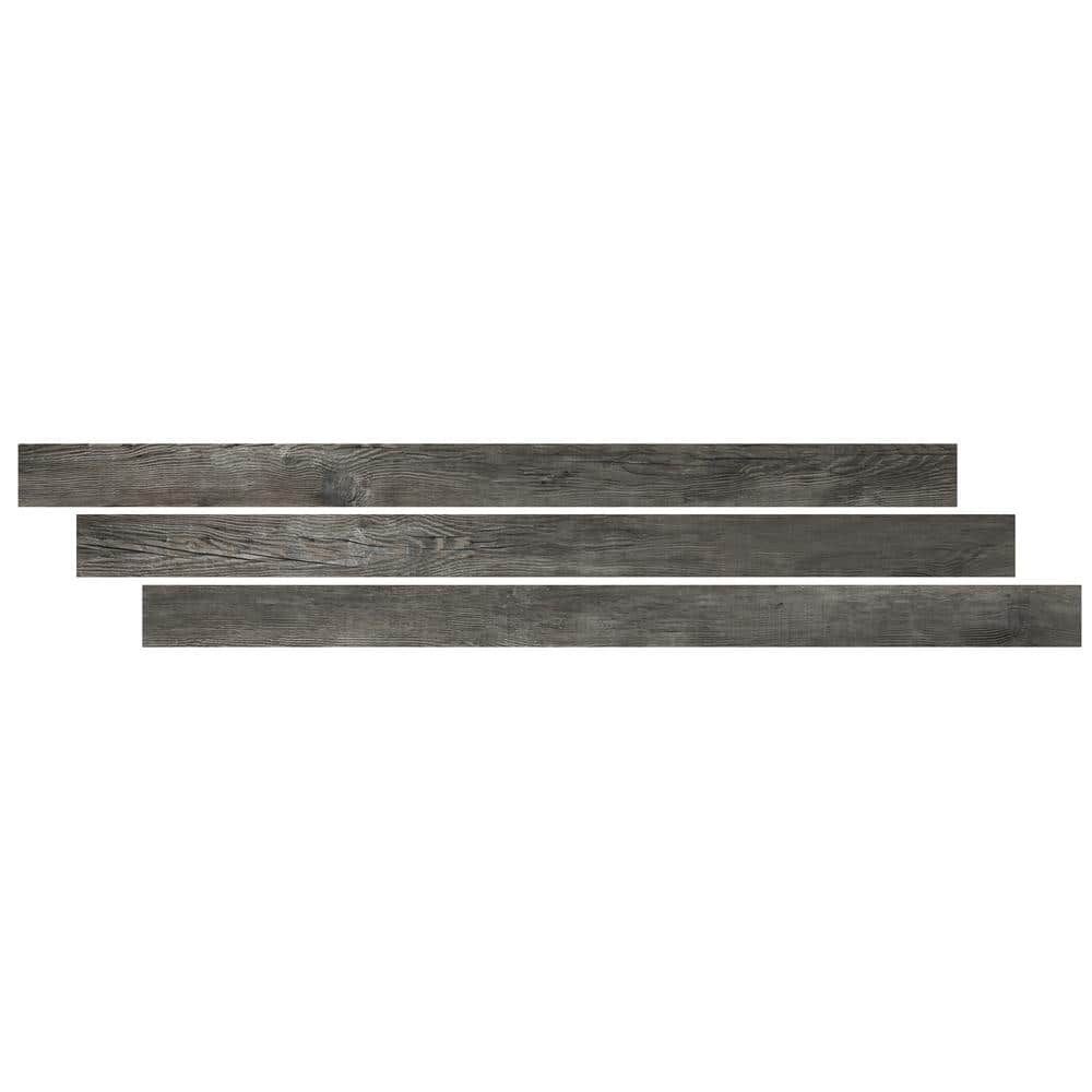Ripton Gray Vinyl Wood Look Surface Reducer Molding, 94 inches