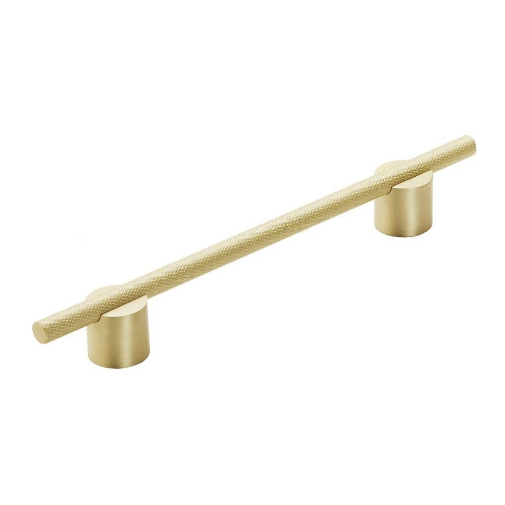 Matte Gold Modern Bar Cabinet Pull with Mounting Hardware