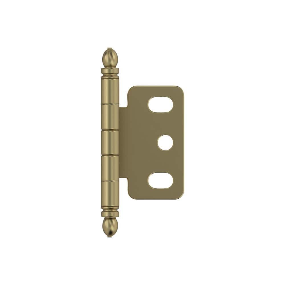 Golden Champagne 3/4 Inch Full Inset Cabinet Hinge