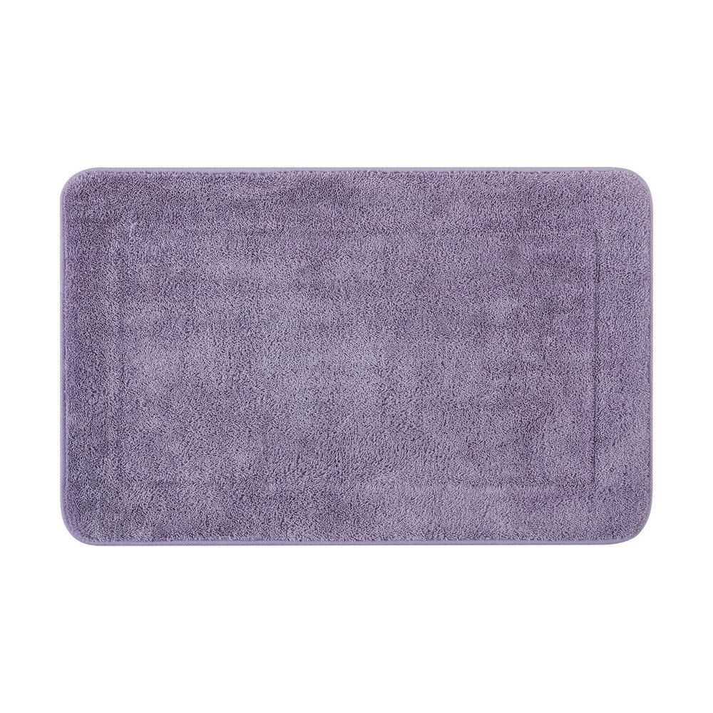 Wisteria Purple 20" x 32" Microfiber Memory Foam Bath Mat