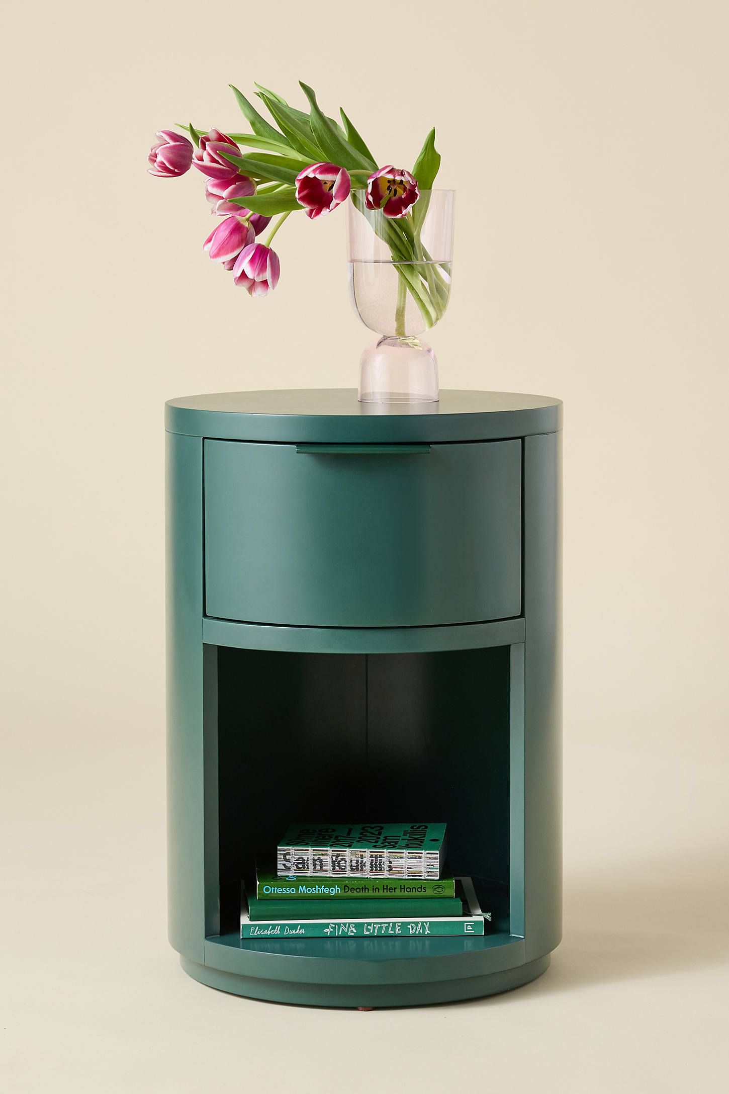 Kane Round Storage Nightstand