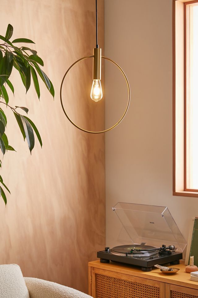 Modern Gold-Plated Steel 10" Irenza Ceiling Lamp