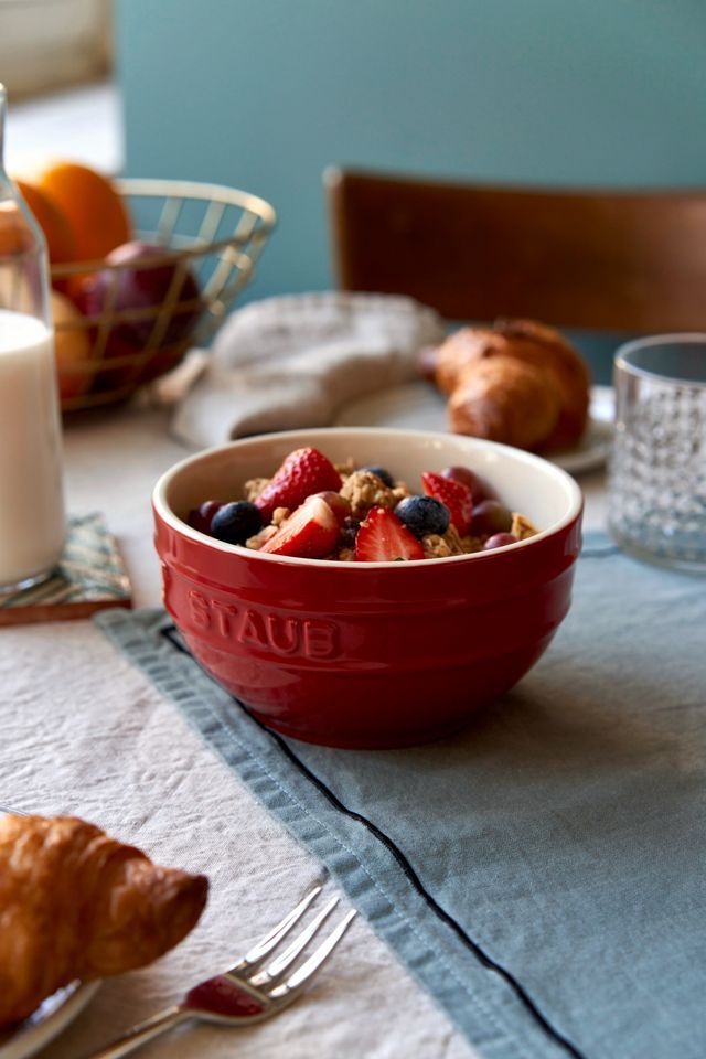 Staub Cherry Red 6.5-inch Ceramic Universal Bowl