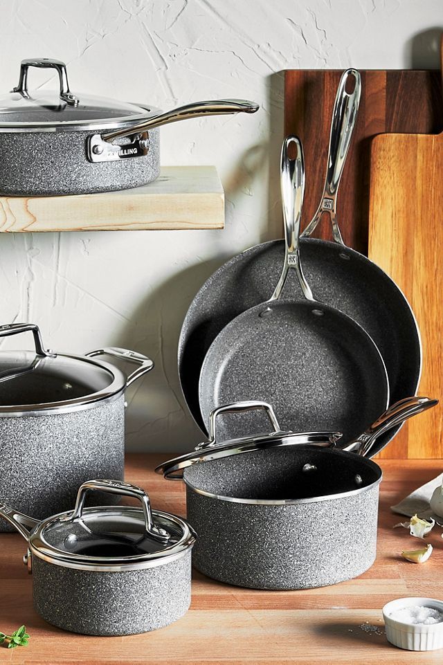 Zwilling Vitale 10-Piece Gray Nonstick Aluminum Cookware Set