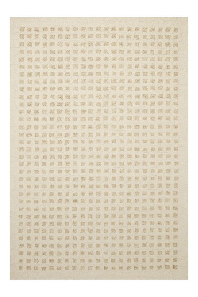 Ivory Wool & Synthetic Hand-Tufted Runner Rug 2'6" x 9'9"