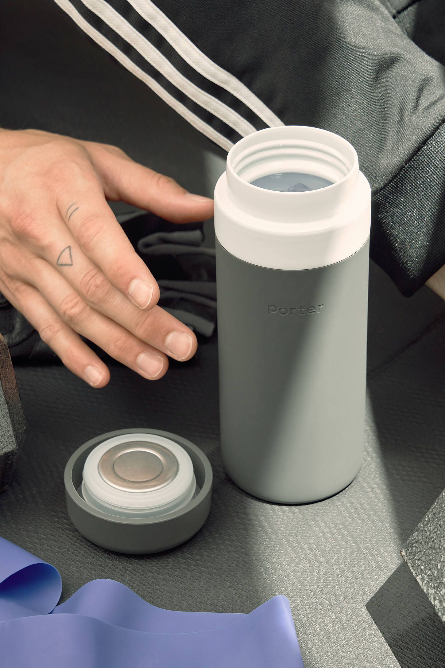 Elegant Cream Ceramic-Coated 16oz Insulated Travel Bottle