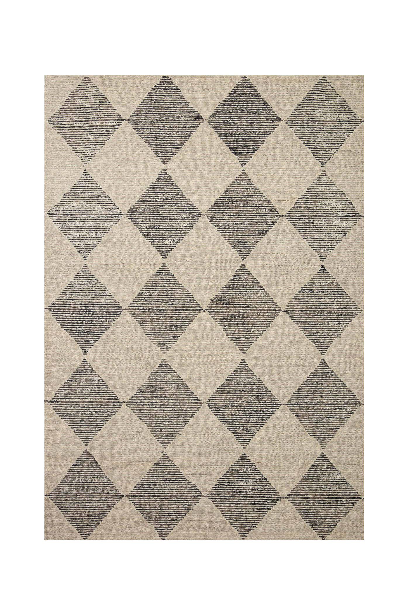Spa Granite Diamond 8'6" x 12' Handmade Wool Area Rug