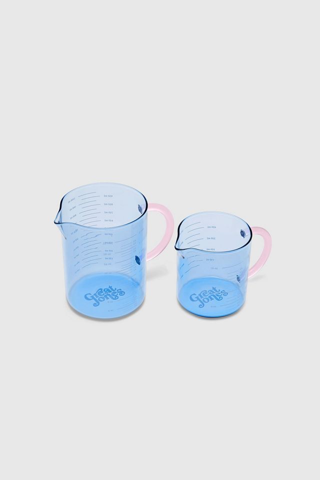 Blueberry and Taffy Glass Measuring Cup Set