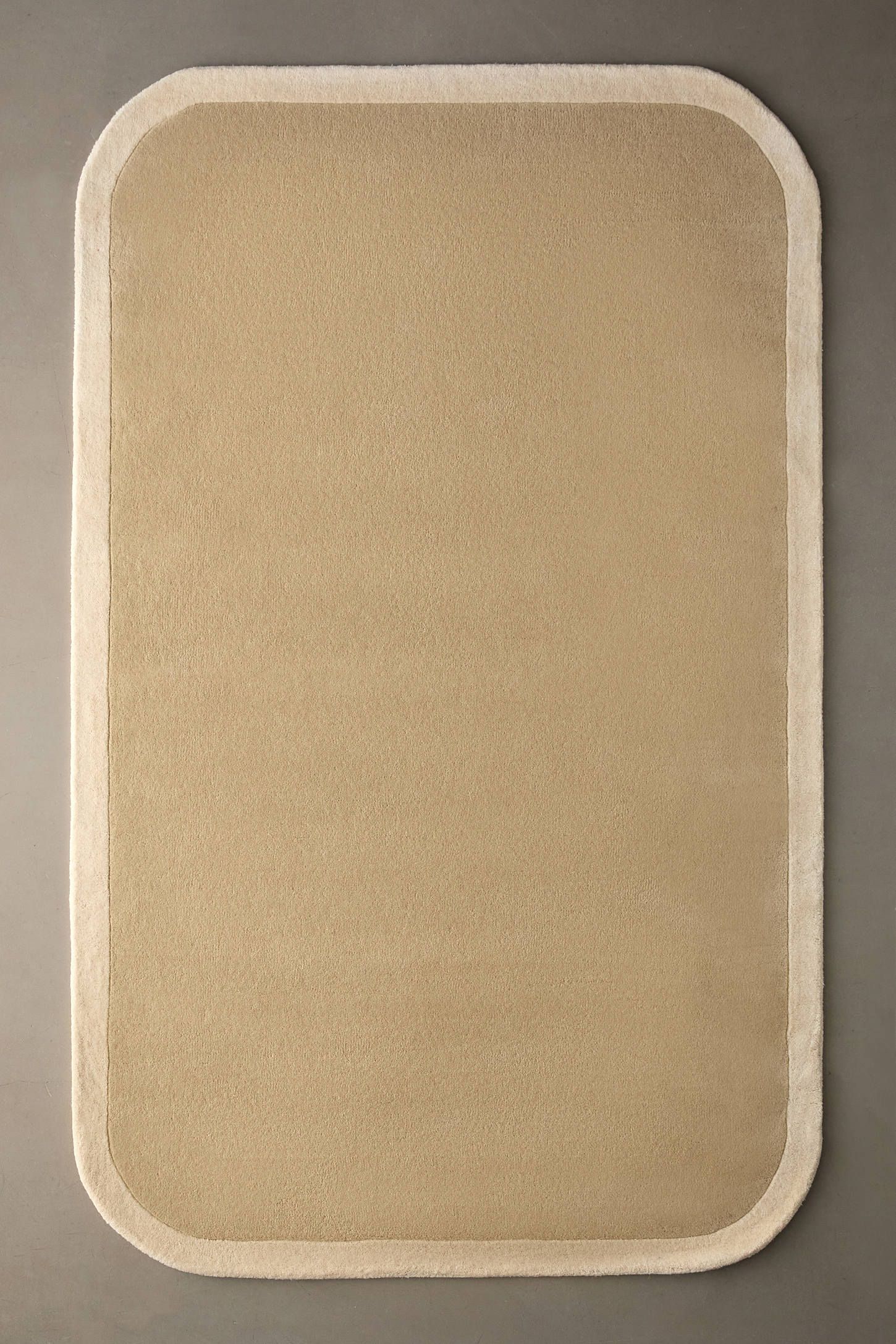 Tallulah Pink and Cream Wool Rectangular Rug 5' x 8'