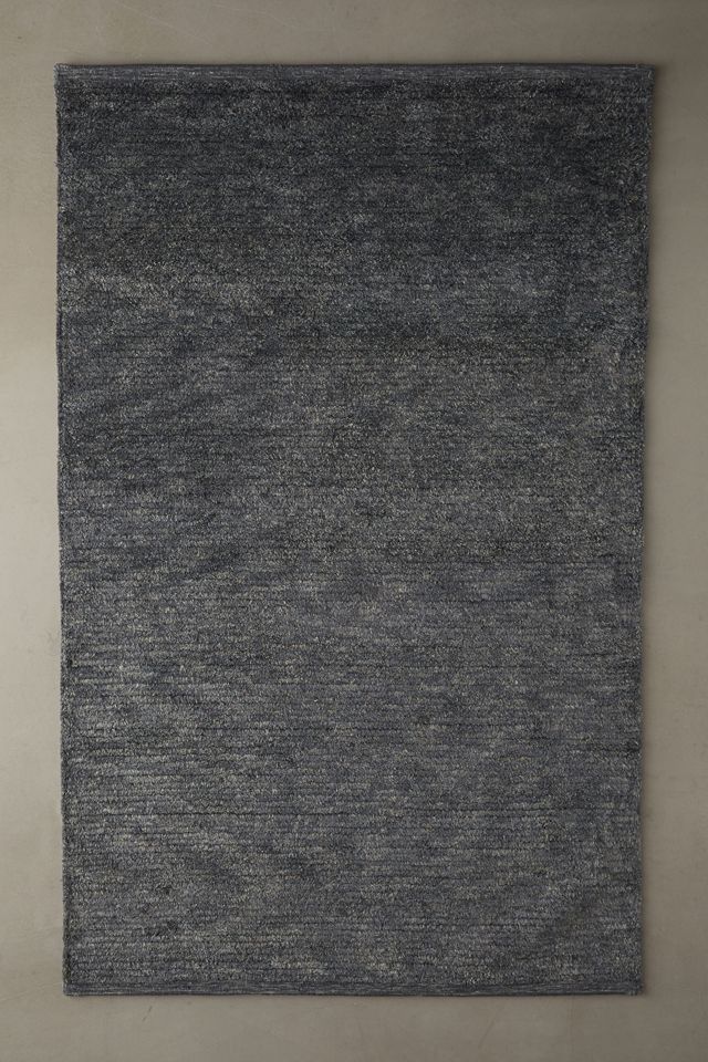 Gray Hand-Tufted Wool Rectangular 9' x 12' Rug