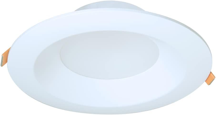 White 6-Inch Aluminum Canless LED Downlight