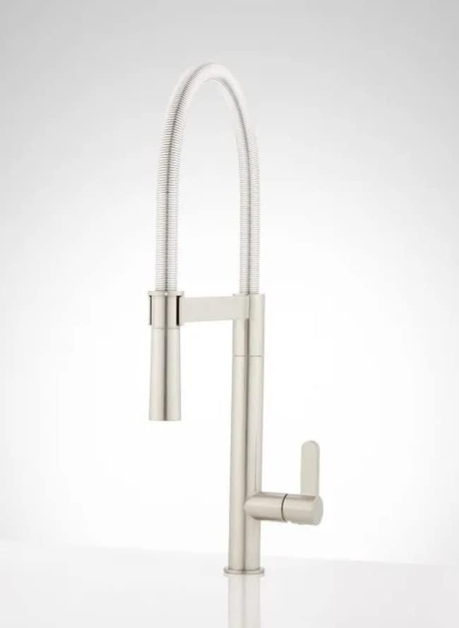 Stainless Steel Single-Hole Pull-Down Kitchen Faucet