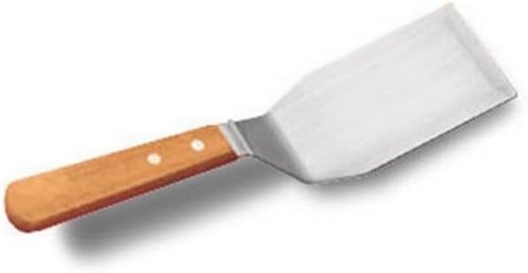 11.63" Stainless Steel Offset Turner with Wood Handle