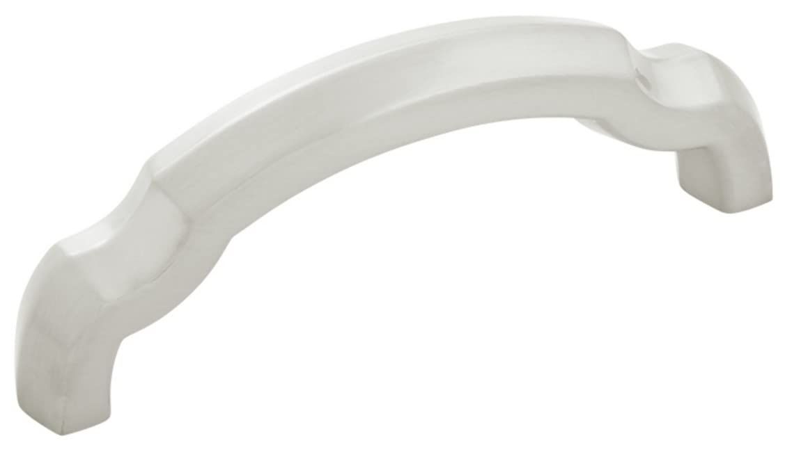 Satin Nickel 3-Inch Traditional Arch Handle Drawer Pulls, 10-Pack