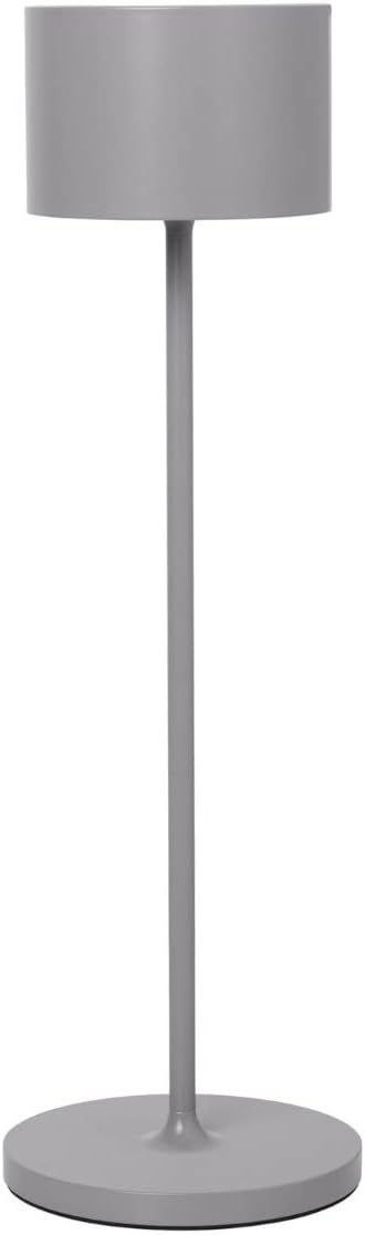 Farol Lacquered Grey Aluminum Outdoor Touch Lamp