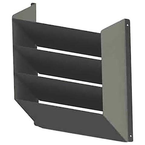 Powder Coated Black Metal Wall-Mounted File Organizer