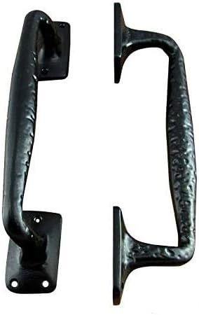 Black Cast Iron Old World Barn Door Handle