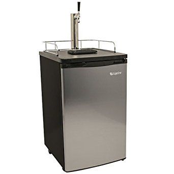 EdgeStar Stainless Steel Full Size Kegerator and Beer Cooler