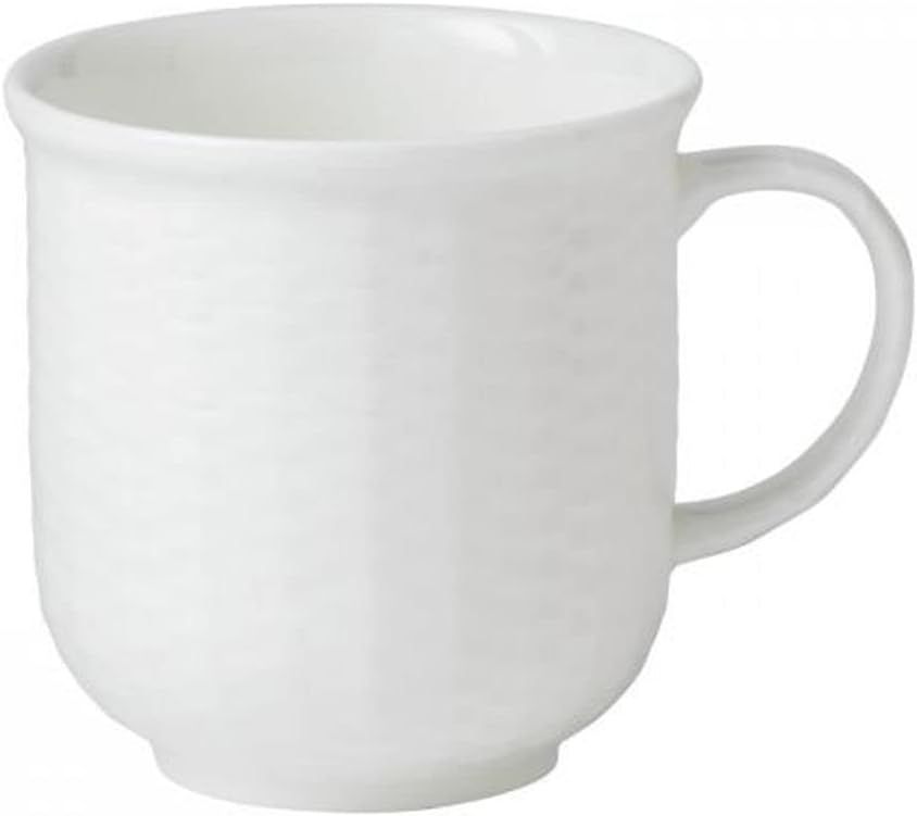 White Ceramic Handcrafted 3.5-in Mug