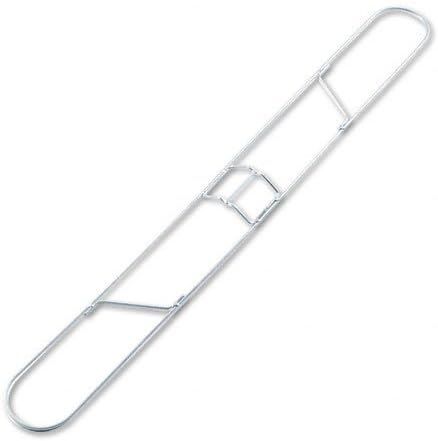 48" Zinc-Plated Clip-On Dust Mop Frame with Rounded Ends