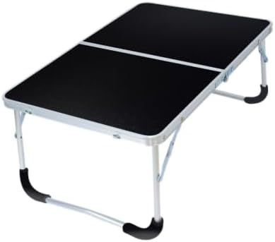 Portable Black Aluminum Folding Camping Table