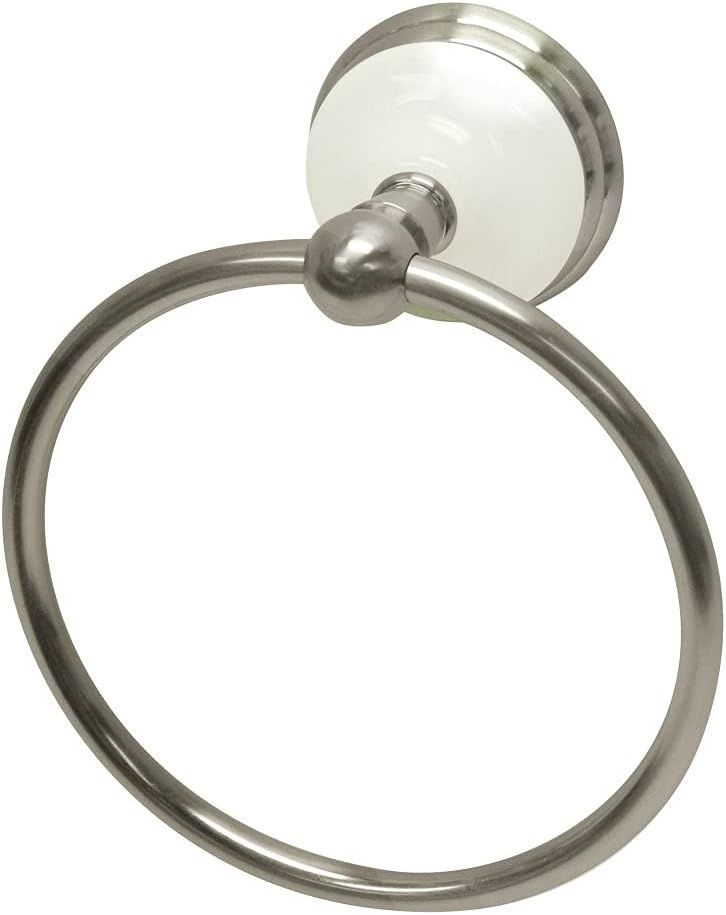 Victorian Satin Nickel Wall Mounted Towel Ring