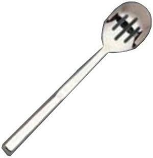 Bellaire 12" Silver Stainless Steel Slotted Spoon with Mirror Finish