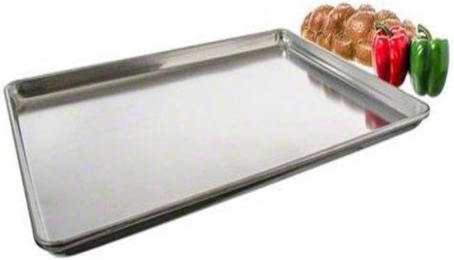 Heavy-Duty 25.86" Silver Aluminum Non-Stick Sheet Pan