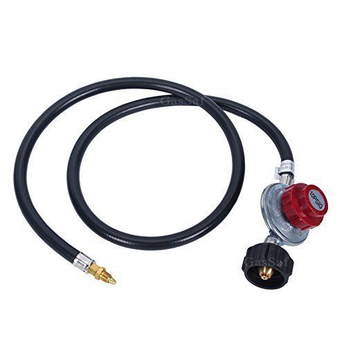 Adjustable High Pressure Propane Regulator with 4ft Hose