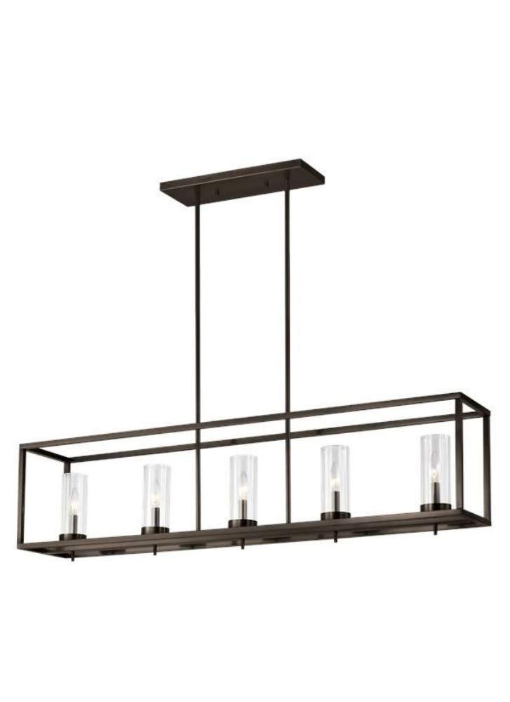 Zire 5-Light Brushed Oil Rubbed Bronze LED Island Pendant