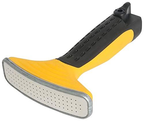 Yellow and Black Metal Fan Spray Nozzle with Rubber Grip