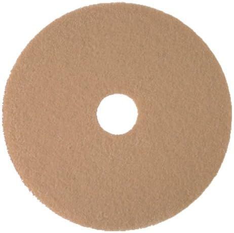 Tan 18-Inch High-Speed Burnish Pad Case of 5