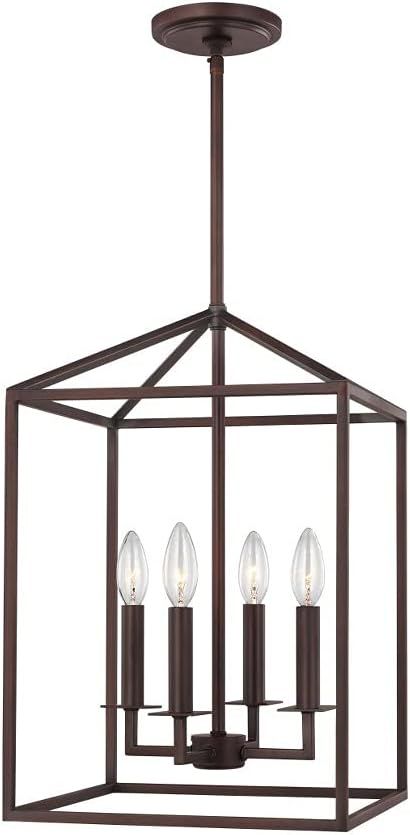 Perryton Classic Bronze 4-Light Indoor/Outdoor Island Pendant